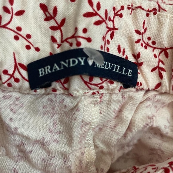 Brandy Melville pink maxi or midi floral skirt - Picture 3 of 5